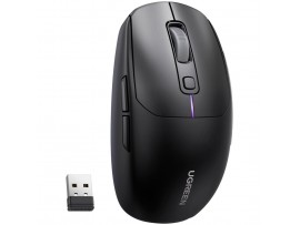 Miš brezžična + Bluetooth USB-C Ugreen UGRTI-90539 5000DPI 700mAh vgrajena baterija 5 gumbov črna (90539)