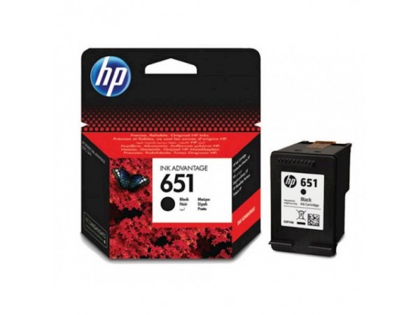 KART HP 651 ČRNA za Deskjet IA 5575, 5645 (C2P10AE)