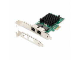 Mrežna kartica PCIe 2xRJ45 Digitus + Low Profile (DN-10132)