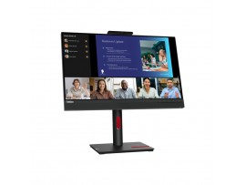Monitor Lenovo 60,5 cm (23,8") T24v-30 1920x1080 konferenca 75Hz IPS 4ms VGA HDMI DisplayPort 3xUSB3.2 1xUSB2.0 Pivot Kamera  Zvočniki 2x3W  sRGB99% ThinkVision