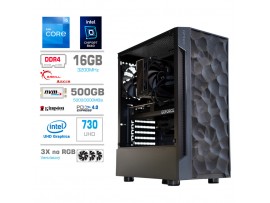 Računalnik MEGA TWR S7 i5-12400/Intel 730/16GB/500GB/750W/Brez OS RGB