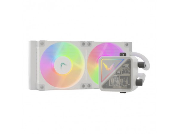 Vodno hlajenje Valkyrie V240 Lite - 240mm ARGB bela (VK-AIOVL240W)
