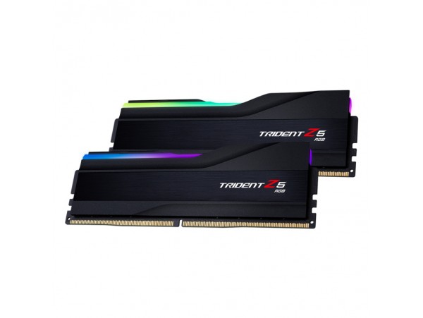 DDR5 32GB 6400MHz CL32 KIT (2x16GB) G.Skill Trident Z5 RGB 1,40V Gaming črna (F5-6400J3239G16GX2-TZ5RK)