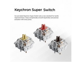 Mehanska Tipkovnica Žična Keychron C2 Pro 8K QMK UK | siva RGB (Red switch) (C2PX-M1-UK)