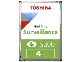 Toshiba 8.9cm (3.5") 4TB SATA3 Surv. S300 Green 5900 RPM intern
