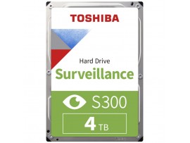 Toshiba 8.9cm (3.5") 4TB SATA3 Surv. S300 Green 5900 RPM intern