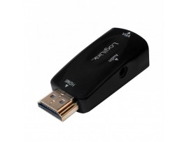 Adapter HDMI (m) => VGA (ž) + 3,5 audio adapter Logilink (CV0107)