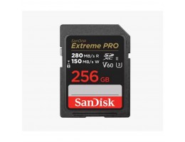 Spominska kartica SDXC 256GB Sandisk Extreme Pro 280MB/s/150MB/s U3 V60 UHS-II (SDSDXEP-256G-GN4IN)