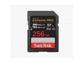 Spominska kartica SDXC 256GB Sandisk Extreme Pro 280MB/s/150MB/s U3 V60 UHS-II (SDSDXEP-256G-GN4IN)