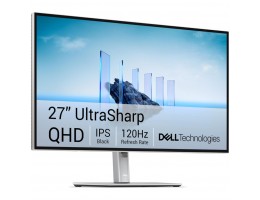Monitor Dell 68,6 cm (27,0") U2726DER 2560x1440 120Hz IPS 5ms HDMI DisplayPort Thunderbolt4 USB-C 90W DP-Out TB4-Out 4xUSB3.2 Pivot  3H DCI-P3-98% RJ45 KVM UlraSharp