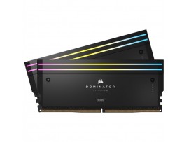 DDR5 32GB 6000MHz CL30 KIT (2x16GB) Corsair RGB LED osvetlitev Dominator Titanium 1,4V črna (CMP32GX5M2B6000C30)