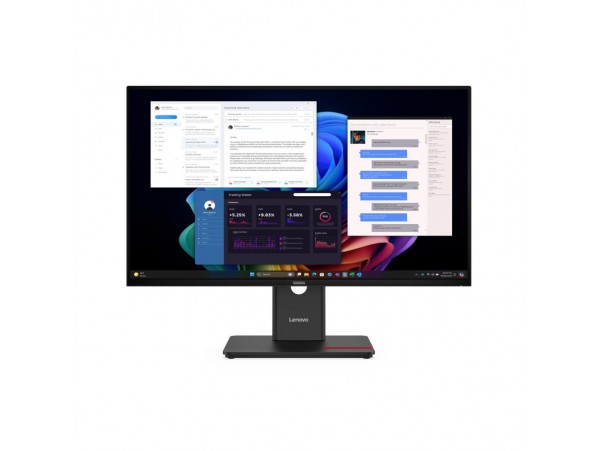 Monitor Lenovo 68,6 cm (27,0") T27UD-40 3840x2160 IPS 4ms HDMI DisplayPort USB-C 100W 3xUSB3.2 USB-C-Out Pivot  sRGB99% RJ45 ThinkVision