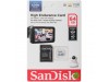 Spominska kartica microSDXC 64GB Sandisk High Endurance 100MB/s/40MB/s U3 V30 UHS-I +adapter (SDSQQNR-064G-GN6IA)