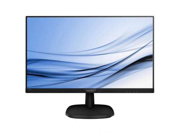 Monitor Philips 60,5 cm (23,8") 243V7QSB 1920x1080 IPS 5ms VGA DVI - tanek okvir