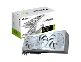 Grafična kartica nVidia RTX5080 GigaByte Master ICE bela - 16GB GDDR7 (GV-N5080AORUSM ICE-16GD)