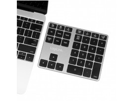 Tipkovnica LogiLink numerična brezžična Bluetooth aluminij - space grey (ID0187)