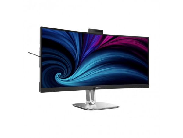 Monitor Philips 86,4 cm (34,0") 34B2U6603CH 3440x1440 Curved konferenca 120Hz IPS 4ms 2xHDMI DisplayPort Thunderbolt4 USB-C 100W 4xUSB3.2 USB-C-Out HAS Zvočniki 2x5W  3H sRGB101% RJ45 KVM HDR