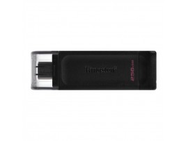 Spominski ključek 256GB USB-C Kingston DT70 80MB/s 15MB/s kovinski-plastičen črn (DT70/256GB) Spominski ključek 256GB USB-C Kingston DT70 80MB/s 15MB/s kovinski-plastičen črn (DT70/256GB)