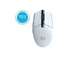 Gaming miška brezžična Logitech G305 LightSpeed, bela (910-005291)