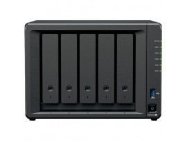 NAS ohišje Synology DS1525+ 5x 3.5'' SATA HDD/SSD 2xM.2 2280 NVMe SSD AMD Ryzen V1500B 4-core 2.2 GHz 8GB DDR4 ECC SODIMM 2xRJ452.5GbE 2xUSB3.2 1 1xUSB-C