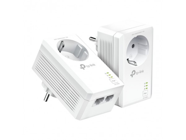 HPAV Powerline 2xLAN 220V TP-Link 1000Mbit/s (1+1) (TL-PA7027P KIT)