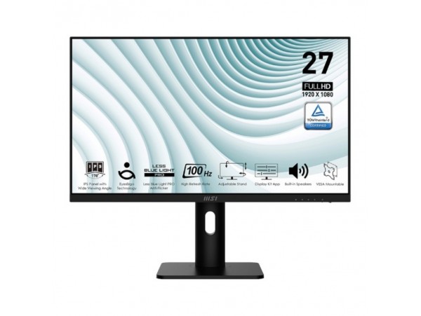 Monitor MSI 68,6 cm (27,0") MP273AP 1920x1080 100Hz IPS 1ms VGA HDMI DisplayPort Pivot Zvočniki 2x3W  sRGB106% FreeSync PRO