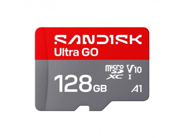 Spominska kartica microSDXC 128GB Sandisk Ultra GO 190MB/s/U1 UHS-I A1 (SDSQUGN-128G-GN6MN)