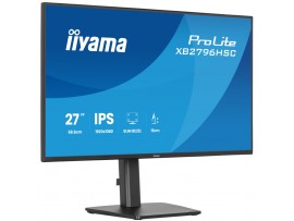 Monitor Iiyama 68,6 cm (27") XB2796HSC-B1 1920x1080 144Hz IPS 3ms VGA HDMI 2xUSB-C 65W USB3.2 USB-C-Out Pivot Zvočniki  sRGB96% ProLite
