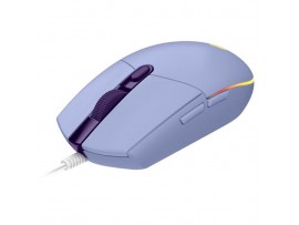 Gaming miška Žična Logitech G102 LightSync, vijolična (910-005854)