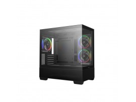 Ohišje Deepcool CG380 3F MidiATX - črna RGB