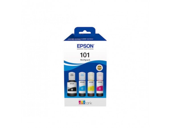 ČRNILO EPSON 101 4x KOMPLET STEKLENIČKA, 70 ML L41xx, L42xx, L61xx, L62xx (C13T03V64A)