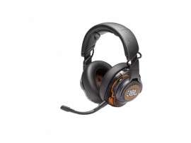Slušalke žične JBL naglavne USB Quantum One črne RGB (JBLQUANTUMONEBLK)