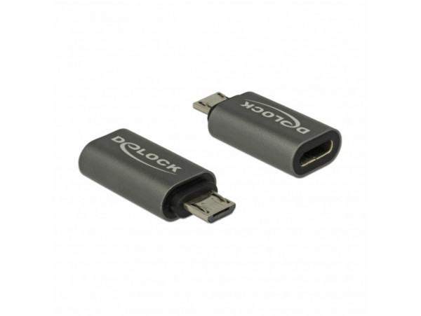 Adapter USB micro-B => USB-C (ž) Delock USB 2.0 (65927)