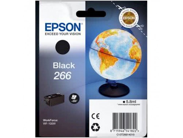Kartuša EPSON 266 BLACK za tiskalnik WF-100W za 250 strani 6,0ml