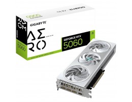 Grafična kartica nVidia RTX5060 GigaByte AERO OC bela - 8GB GDDR7 (GV-N5060AERO-OC-8GD)