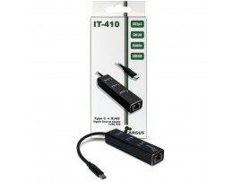 HUB USB-C => 3xUSB3.0 LAN RJ45 100/1000 Inter-Tech Argus IT-410 (88885440)