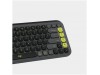 Tipkovnica brezžična + Bluetooth Logitech Pop Icon Keys US international | SLO gravura grafitna (920-013071)