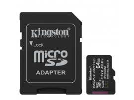 Spominska kartica microSDXC 128GB Kingston Canvas Select Plus 150MB/s/50MB/s U1 V10 UHS-I A2 +adapter (SDCS3/128GB)
