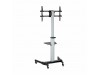 Nosilec za LCD TV samostoječ  37''-86'' do 50kg na kolesih SBOX (FS-444)