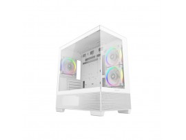 Ohišje Deepcool CG380 3F MidiATX - bel RGB