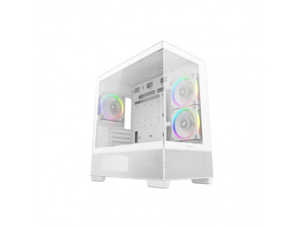Ohišje Deepcool CG380 3F MidiATX - bel RGB