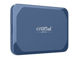 Prenosni disk SSD 2TB USB-C Crucial X10 do 2100/2000MB/s  - modra (CT2000X10SSD9)