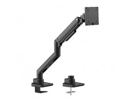 Nosilec za LCD monitor 43,2 - 124,50 cm (17"-49") do 20kg s plinsko vzmetjo 360° nagib -20/50° LogiLink aluminij črn (BP0168)
