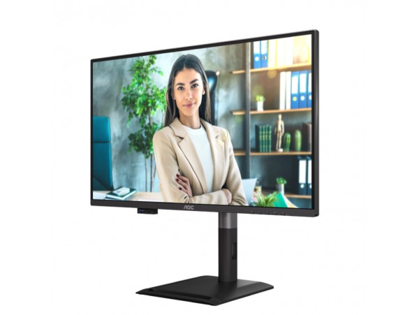 Monitor AOC 68,6 cm (27,0") Q27P4U 2560x1440 120Hz IPS 4ms 2xHDMI DisplayPort USB-C 15W 3xUSB3.2 USB-C-Out Pivot Zvočniki  3H sRGB131%