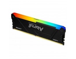 DDR4 16GB 3200MHz CL16 Single (1x16GB) Kingston RGB Fury Beast XMP2.0 1,35V Fury črna (KF432C16BB12A/16)