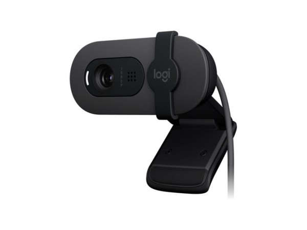 Spletna kamera Logitech Brio 105 2MP FHD 30FPS 58° USB grafitna mikrofon pokrov za lečo (960-001592)