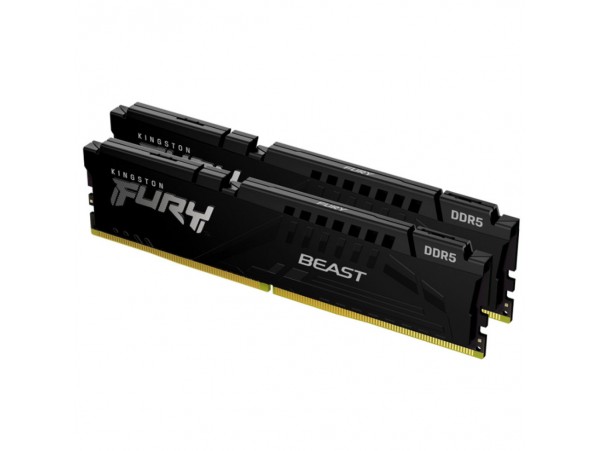 DDR5 128GB 5600MHz CL36 KIT (2x64GB) Kingston Fury Beast EXPO 1,25V črna (KF556C36BBEAK2-128)