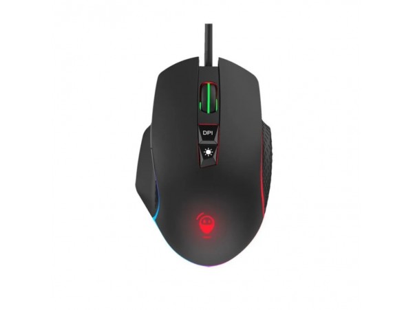 Miš Robaxo USB GM420 Sniper optična gaming črna 6400DPI RGB (00002350)