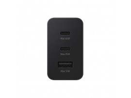 Hišni polnilec 100-240V => 1x USB-A (ž) 2x USB-C 65W Samsung Trio (EP-T6530NBEGEU)