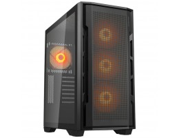 Ohišje Cougar Uniface mesh MidiATX - črna ARGB